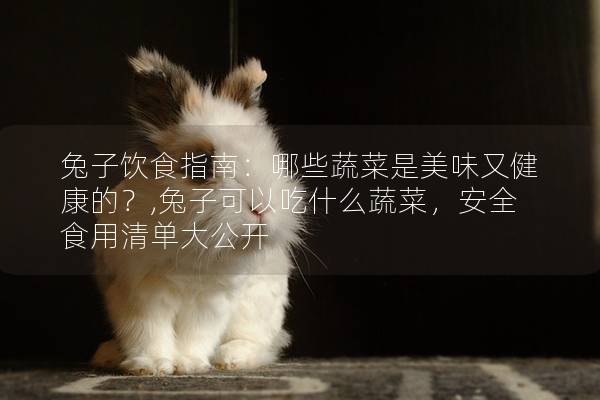 兔子饮食指南：哪些蔬菜是美味又健康的？,兔子可以吃什么蔬菜，安全食用清单大公开