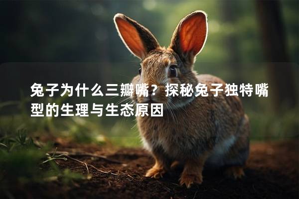 兔子为什么三瓣嘴？探秘兔子独特嘴型的生理与生态原因