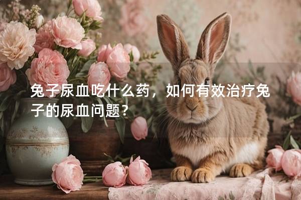 兔子尿血吃什么药，如何有效治疗兔子的尿血问题？