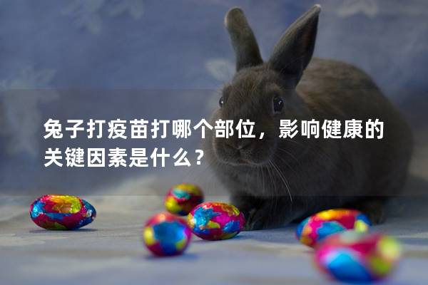兔子打疫苗打哪个部位，影响健康的关键因素是什么？