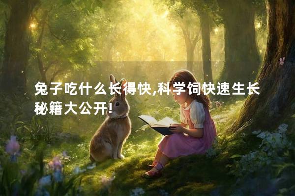 兔子吃什么长得快,科学饲快速生长秘籍大公开!
