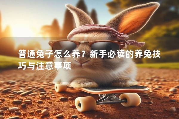 普通兔子怎么养？新手必读的养兔技巧与注意事项