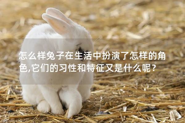 怎么样兔子在生活中扮演了怎样的角色,它们的习性和特征又是什么呢？