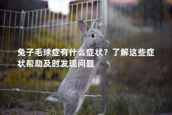 兔子毛球症有什么症状？了解这些症状帮助及时发现问题